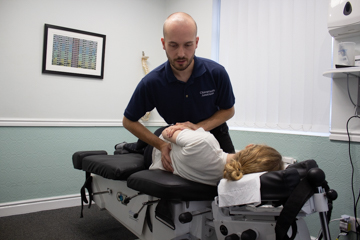 Chiropractic treatment by Jon Shurr of Preston Chiropractic Associates